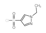 1-乙基-1H-吡唑-4-磺酰氯结构式