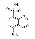5-amino-quinoline-8-sulfonic acid amide Structure