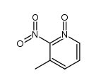 3-methyl-2-nitro-pyridine-1-oxide结构式