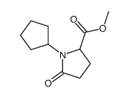 methyl 1-cyclopentyl-5-oxoprolinate Structure