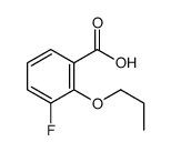 3-fluoro-2-propoxybenzoic acid Structure