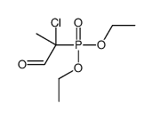 2-chloro-2-diethoxyphosphorylpropanal Structure