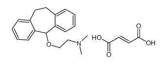 2-(6,11-dihydro-5H-dibenzo[1,2-a:1',2'-e][7]annulen-11-yloxy)ethyl-dimethylazanium,(Z)-4-hydroxy-4-oxobut-2-enoate Structure