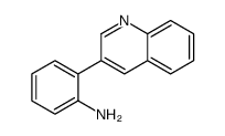 2-(3-Quinolinyl)aniline结构式