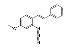 (E)-2-azido-4-methoxy-1-styrylbenzene结构式