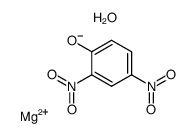 magnesium bis-(2,4-dinitrophenoxide) octahydrate Structure