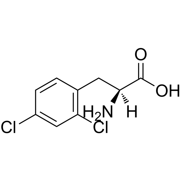 2,4-二氯-L-苯丙氨酸结构式