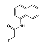2-iodo-N-(naphthalen-4-yl)acetamide Structure