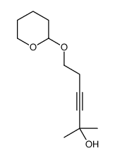 2-methyl-6-(oxan-2-yloxy)hex-3-yn-2-ol结构式
