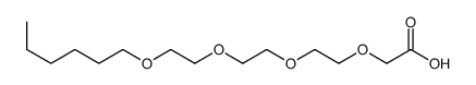 己醇聚醚-4 羧酸结构式