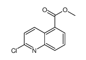 2-Chloro-5-quinolinecarboxylic acid methyl ester Structure