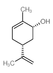 2-Cyclohexen-1-ol,2-methyl-5-(1-methylethenyl)-, (1R,5R)-rel-结构式