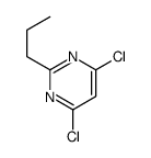 4,6-二氯-2-丙基嘧啶结构式