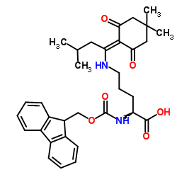 (S)-2-((((9H-芴-9-基)甲氧基)羰基)氨基)-5-((1-(4,4-二甲基-2,6-二氧代环己亚基)-3-甲基丁基)氨基)戊酸图片