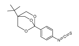 4-(t-butyl)-1-(4-isothiocyanatophenyl)-2,6,7-trioxabicyclo(2.2.2)octane Structure