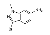 3-bromo-1-methyl-1H-indazol-6-amine Structure