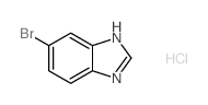 6-Bromo-1H-benzo[d]imidazole hydrochloride Structure