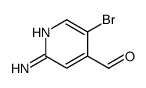2-amino-5-bromopyridine-4-carbaldehyde Structure