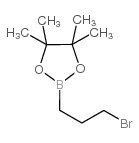 2-(3-Bromopropyl)-4,4,5,5-tetramethyl-1,3,2-dioxaborolane Structure