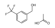 acetic acid,[3-(trifluoromethyl)phenyl]methanol结构式