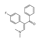 3-(dimethylamino)-2-(4-fluorophenyl)-1-phenylprop-2-en-1-one Structure