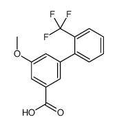 3-methoxy-5-[2-(trifluoromethyl)phenyl]benzoic acid结构式