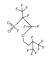 1,1,1,2,3,3-hexafluoro-3-(3,4,4,4-tetrafluoro-3-(trifluoromethyl)butoxy)propane-2-sulfonyl fluoride Structure