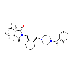 盐酸鲁拉西酮杂质 01结构式