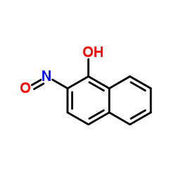 2-亚硝基-1-萘酚结构式