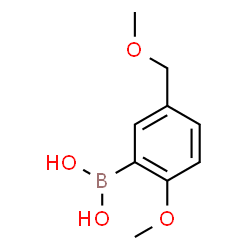 2-Methoxy-5-(methoxymethyl)phenylboronic acid Structure