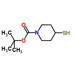 4-硫烷基哌啶-1-羧酸叔丁酯结构式