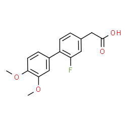 3′,4′-Dimethoxy α-Desmethyl Flurbiprofen Structure