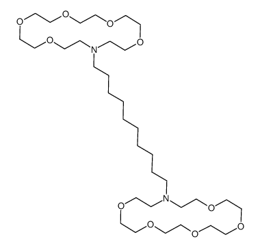 N-<10-(aza-18-crown-6)decyl>aza-18-crown-6 Structure