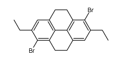 1,6-dibromo-2,7-diethyl-4,5,9,10-dihydropyrene Structure