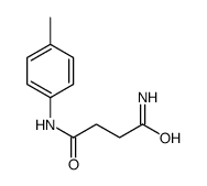 N'-(4-methylphenyl)butanediamide结构式