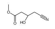(3R)-4-氰基-3-羟基丁酸甲酯结构式