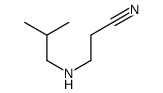 3-异丁基氨基-丙腈结构式