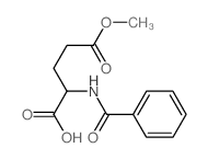 L-Glutamic acid,N-benzoyl-, 5-methyl ester Structure