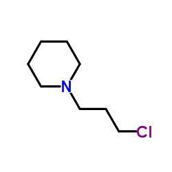 N-(3-氯丙基)哌啶结构式