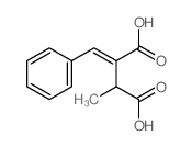 Butanedioic acid,2-methyl-3-(phenylmethylene)-结构式