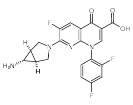Trovafloxacin Structure