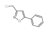 3-(氯甲基)-5-苯基异噁唑结构式