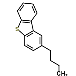 2-Butyldibenzo[b,d]thiophene Structure