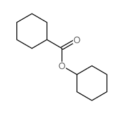 Cyclohexyl cyclohexanecarboxylate Structure