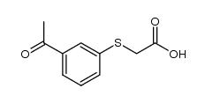 (3-acetyl-phenylsulfanyl)-acetic acid结构式