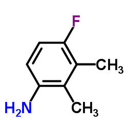 4-氟-2,3-二甲基苯胺结构式