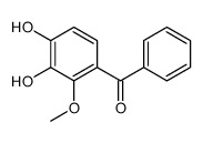 (3,4-dihydroxy-2-methoxyphenyl)-phenylmethanone结构式