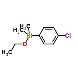 (4-Chlorophenyl)(ethoxy)dimethylsilane结构式