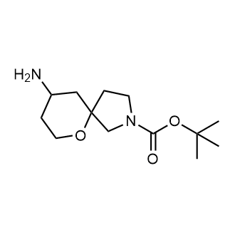 9-氨基-6-氧杂-2-氮杂螺环[4.5]癸烷-2-羧酸叔丁酯结构式