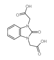 1H-Benzimidazole-1,3(2H)-diaceticacid, 2-oxo- Structure